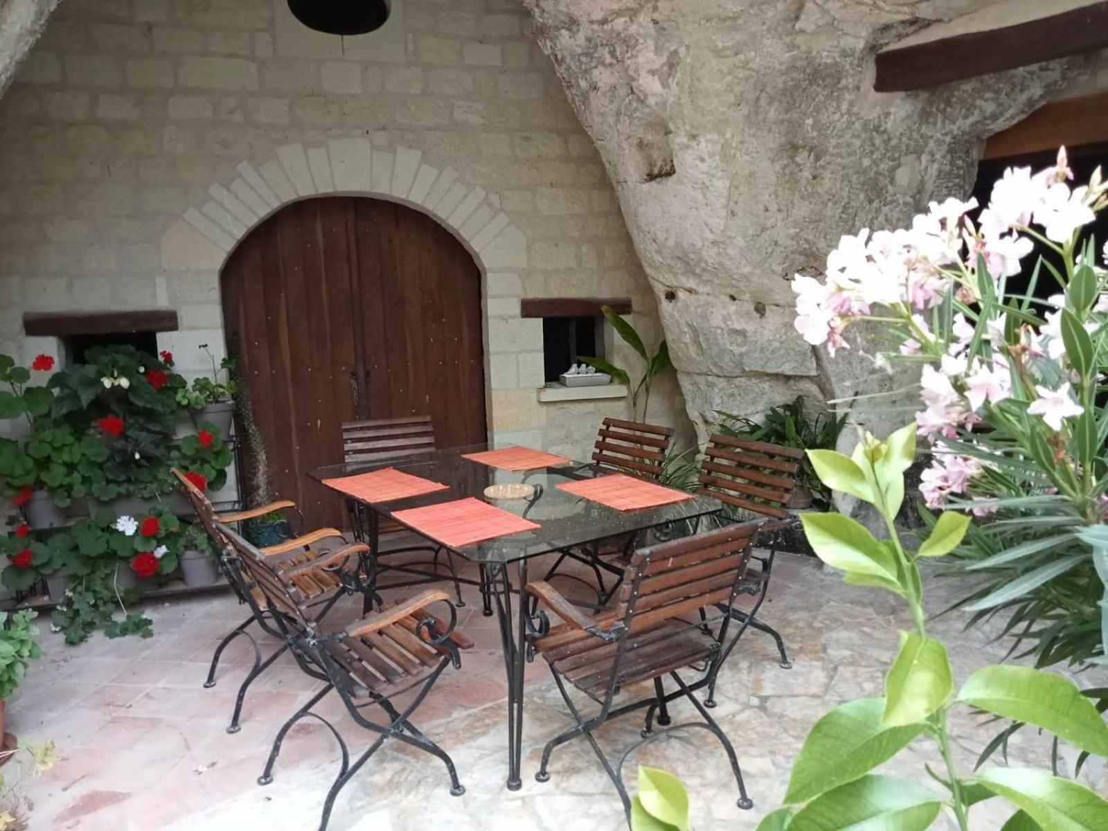 Esprit Troglo Villa Beaumont-en-Véron Kültér fotó